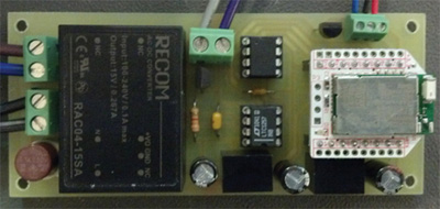 Prototipo di dimmer lineare wireless (clicca per ingrandire)